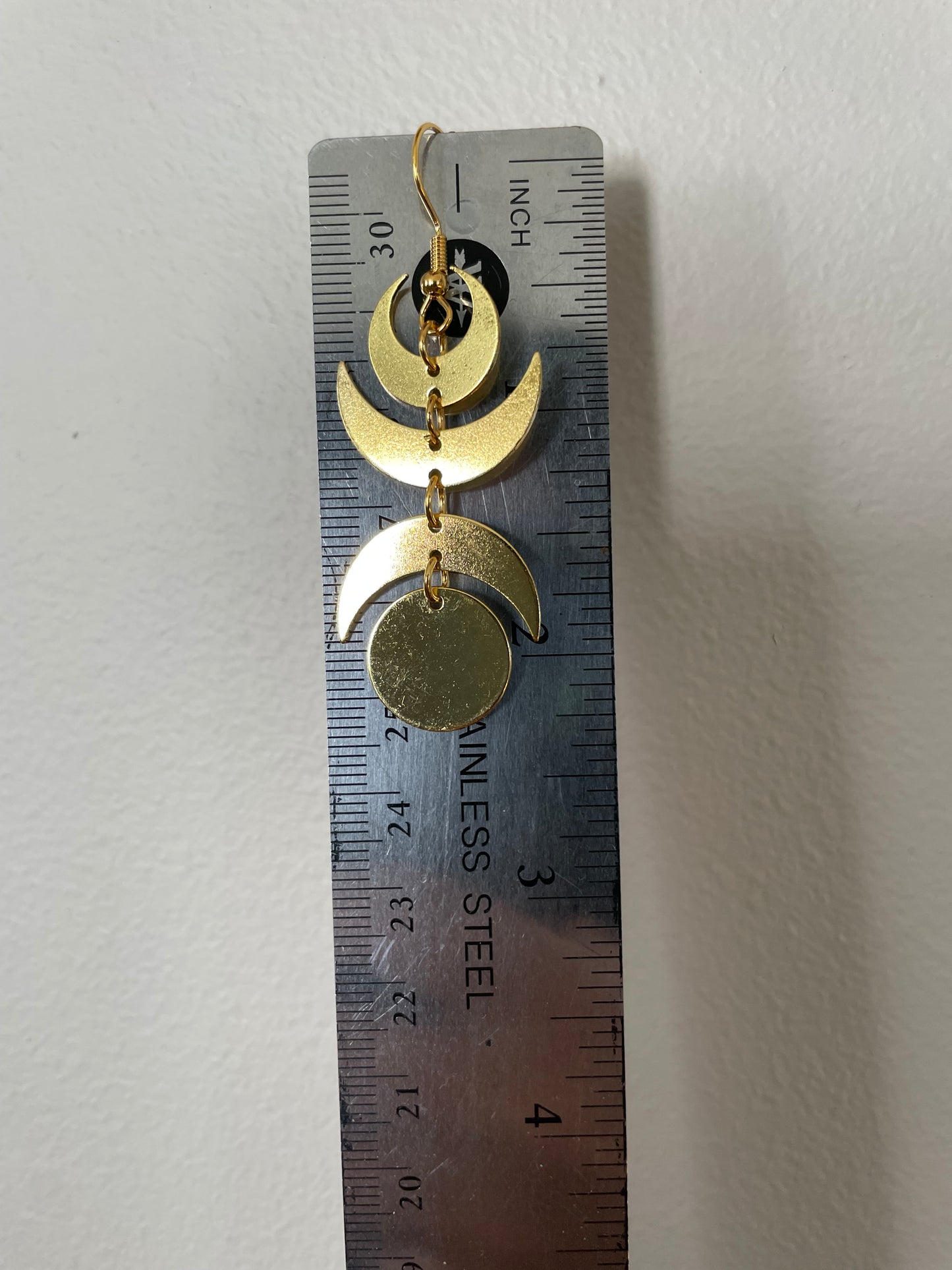 Moon Phase Bangle Earrings