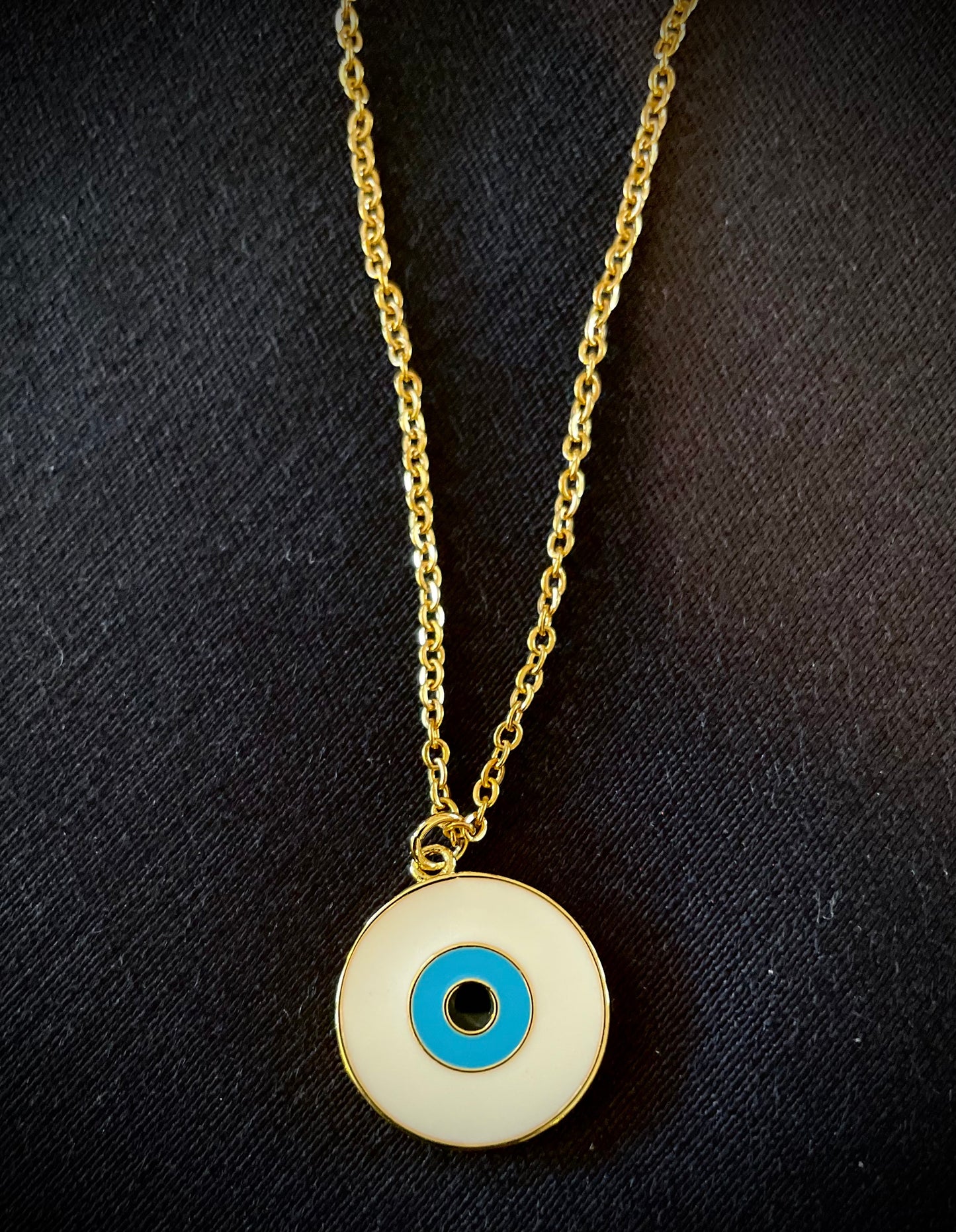 Round 1” Evil Eye Pendant