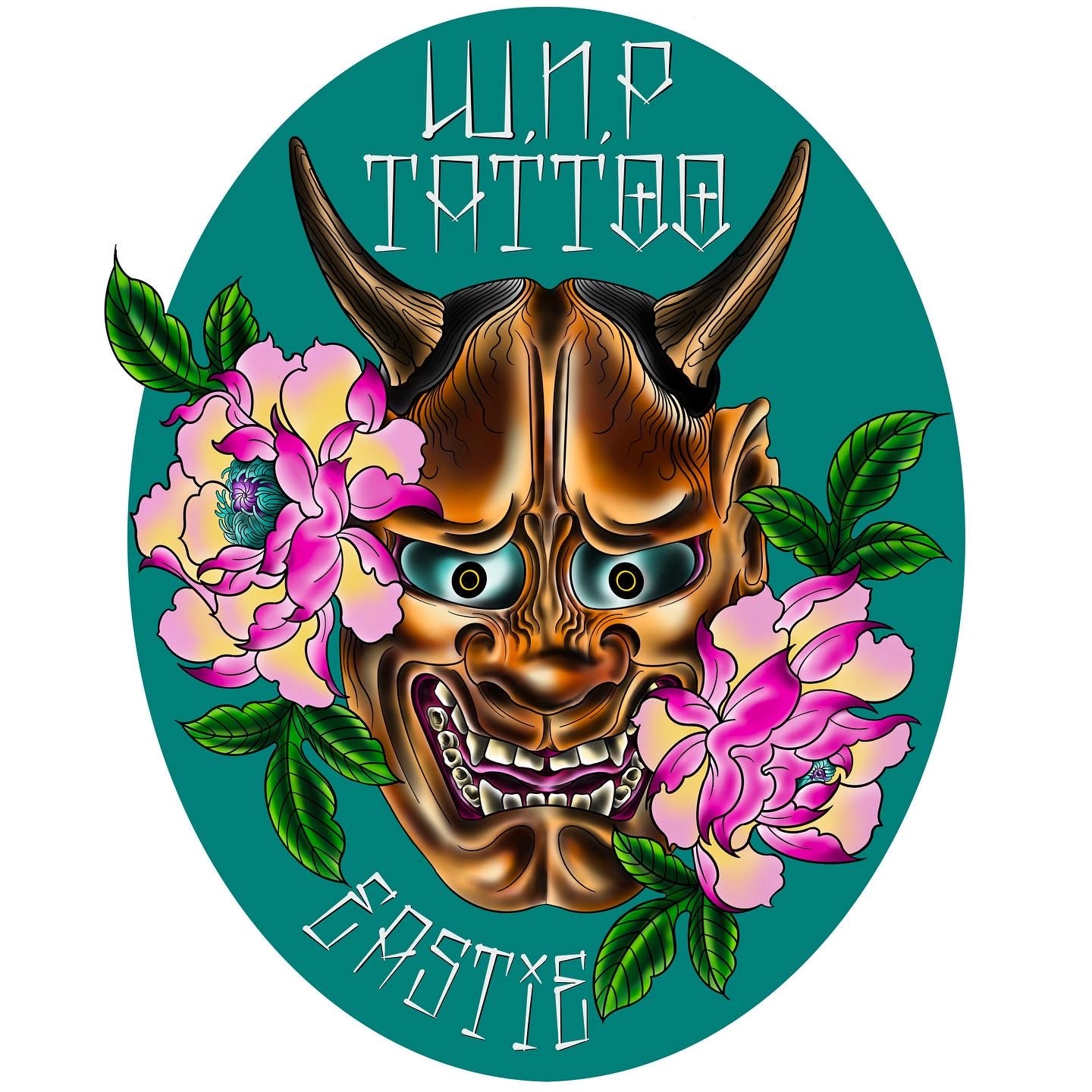 Hannya Woman’s Fitted V-Neck Tee