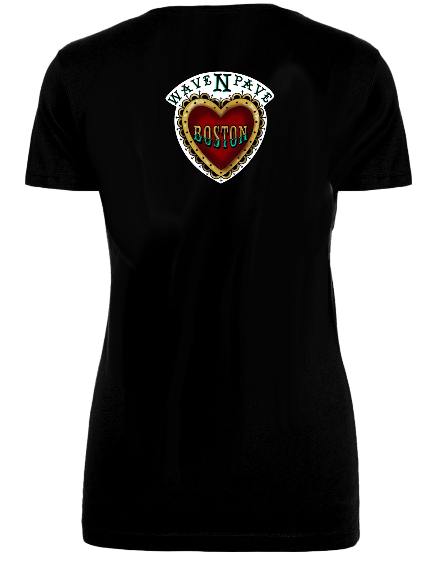 Bos-Fly Fitted Woman’s V-Neck Tee