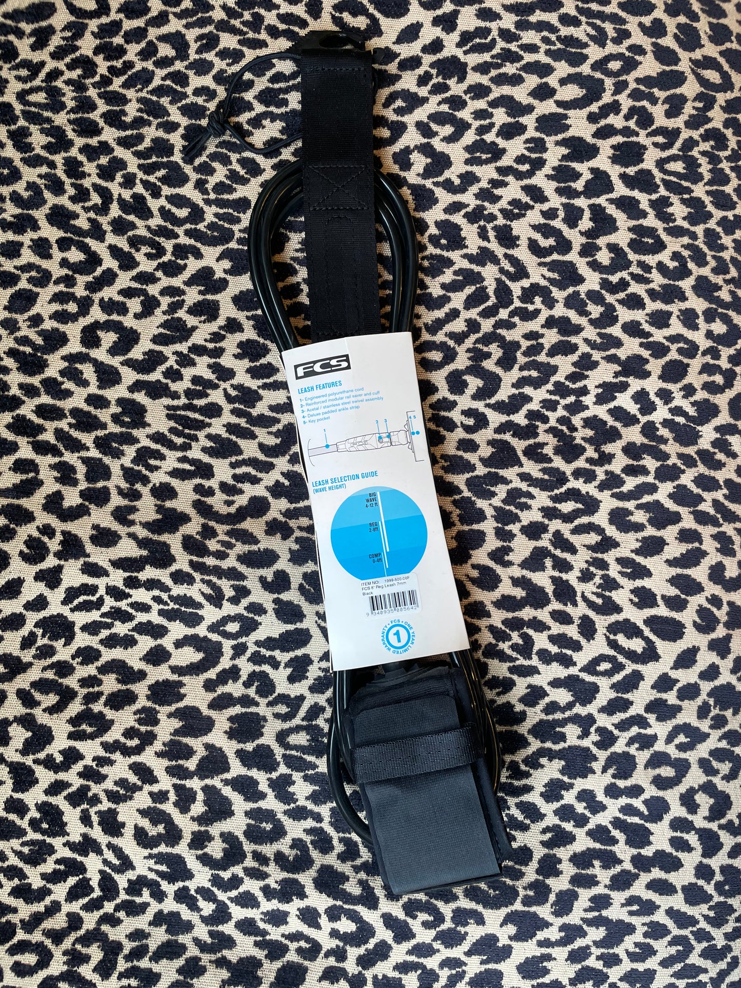 FCS 8' Regular Classic Surf Leash