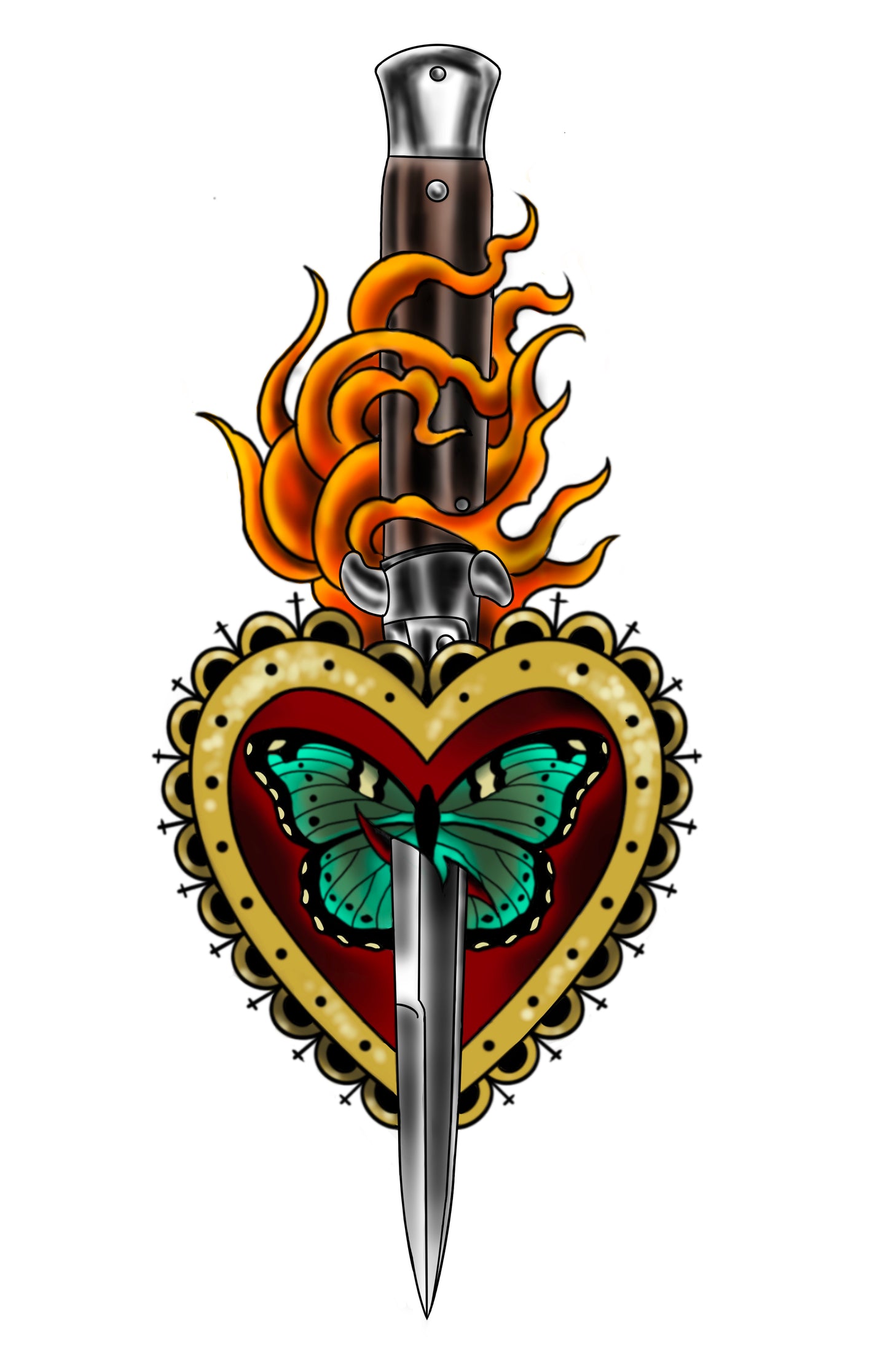 Bos-Fly Mens Crew Neck Tee