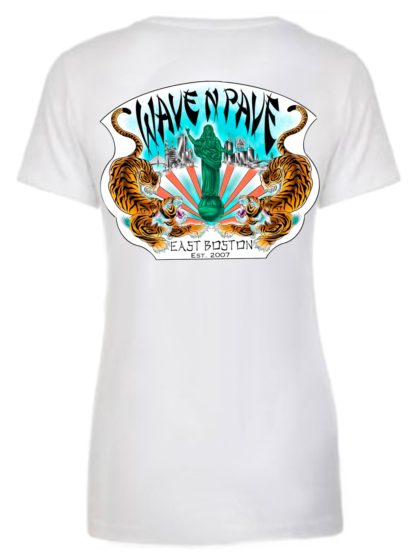 Eastie Tiger Woman’s Fitted Tee