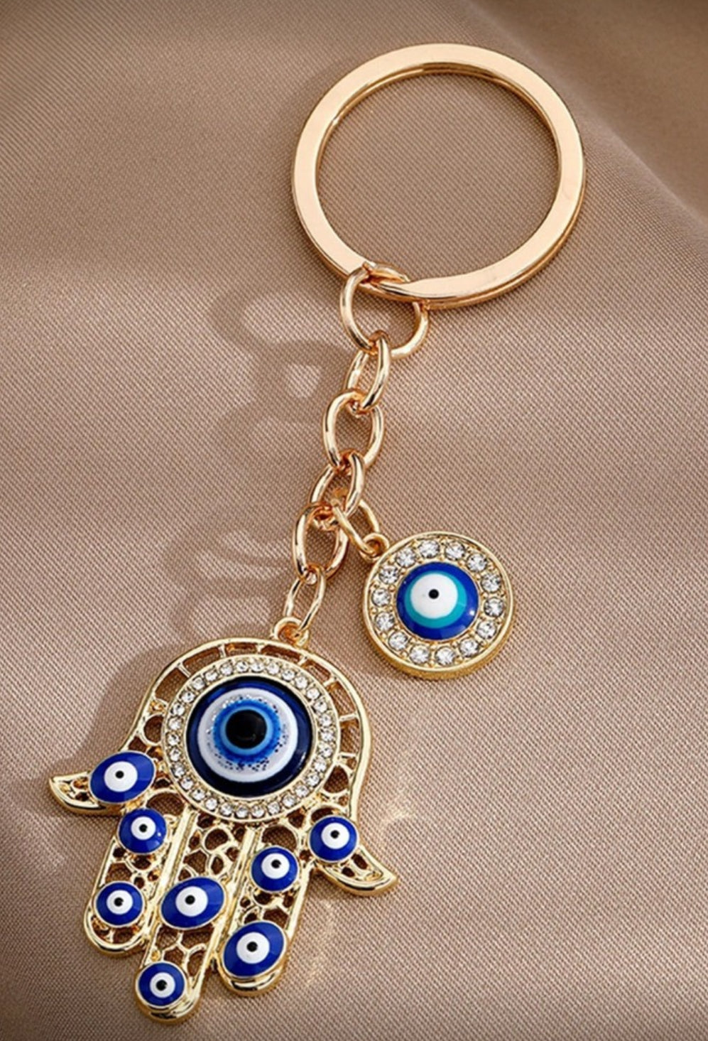 Evil Eye - Tarot Card Keychain / Bag Charm