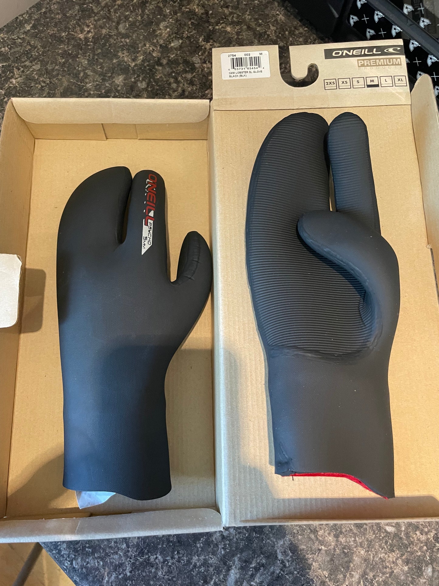 O’Neill 5mm Psycho Lobster Claw gloves-Final Sale