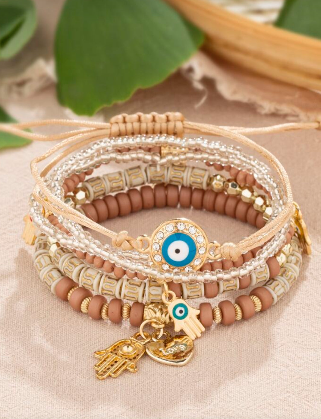 Evil Eye 6 bracelet set- multiple colors to choose from