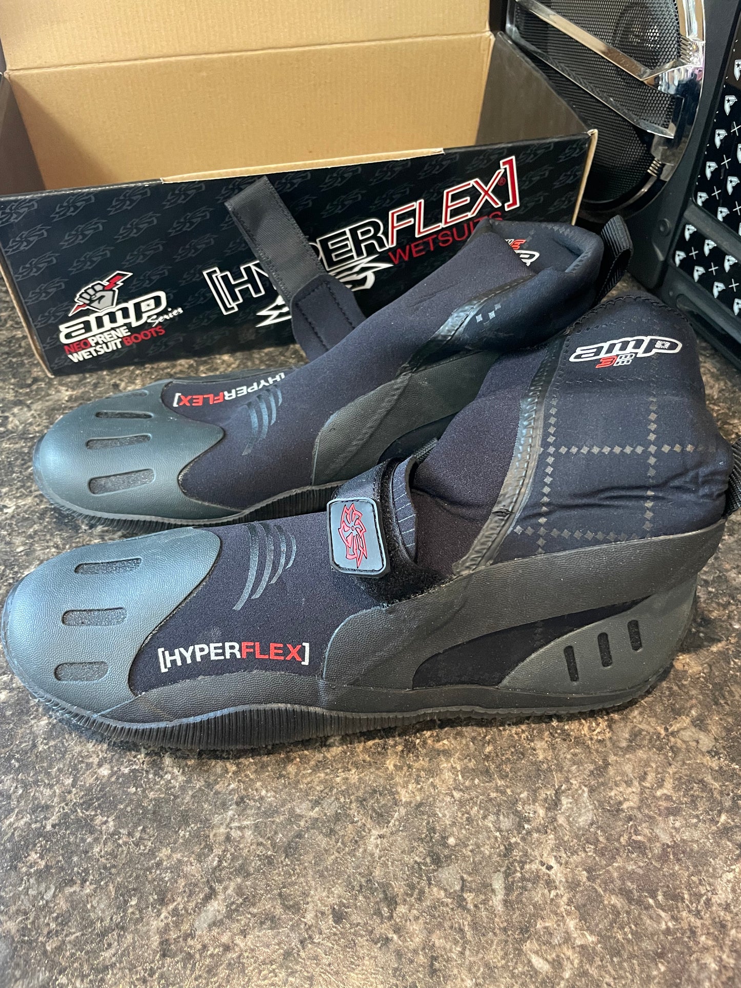 Hyperflex Amp 3mm RT Surf Boots size 12- FINAL SALE