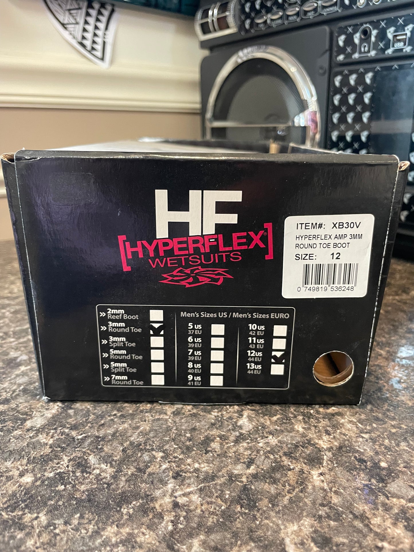 Hyperflex Amp 3mm RT Surf Boots size 12- FINAL SALE
