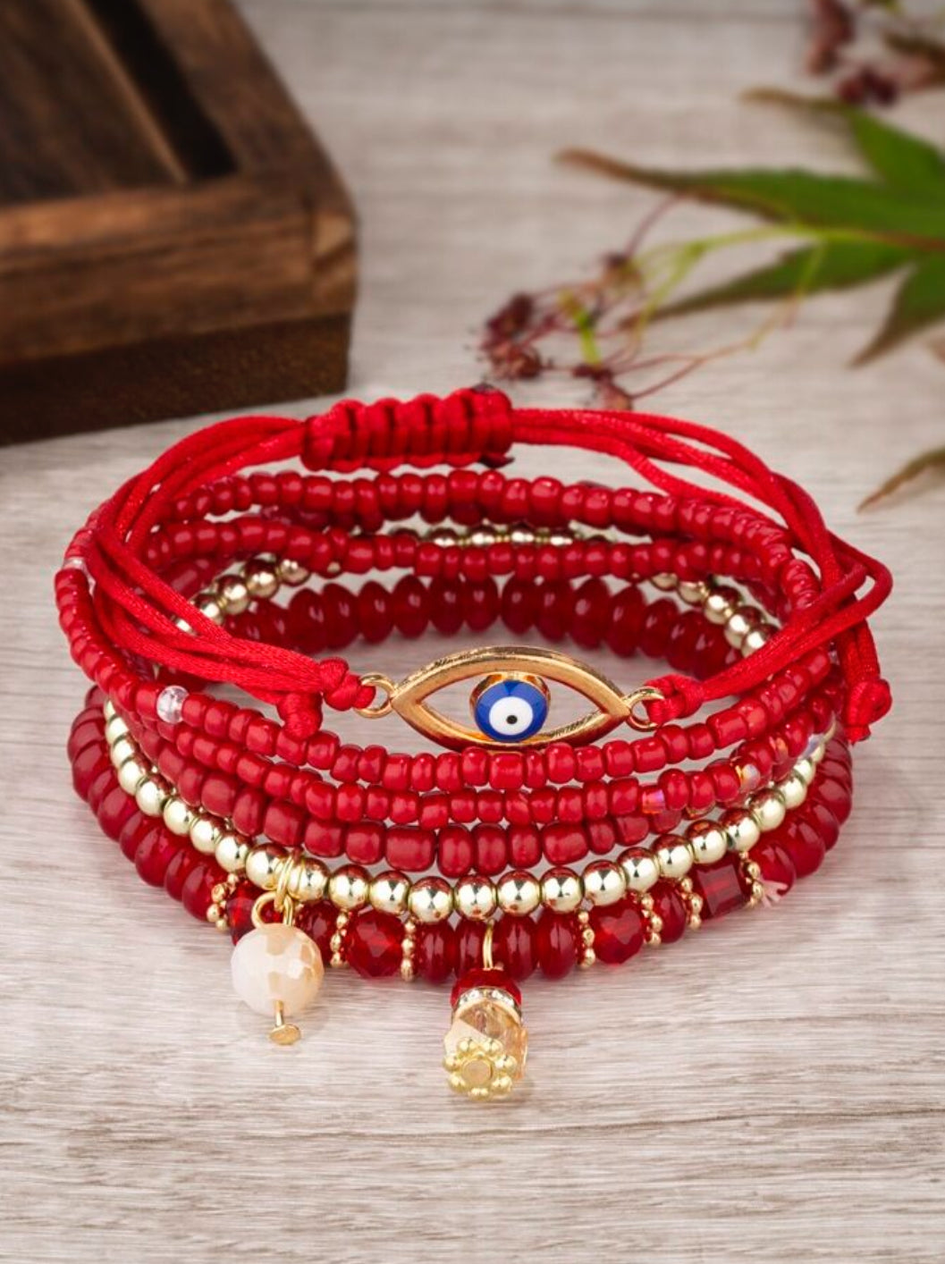 Evil Eye 6 bracelet set- multiple colors to choose from