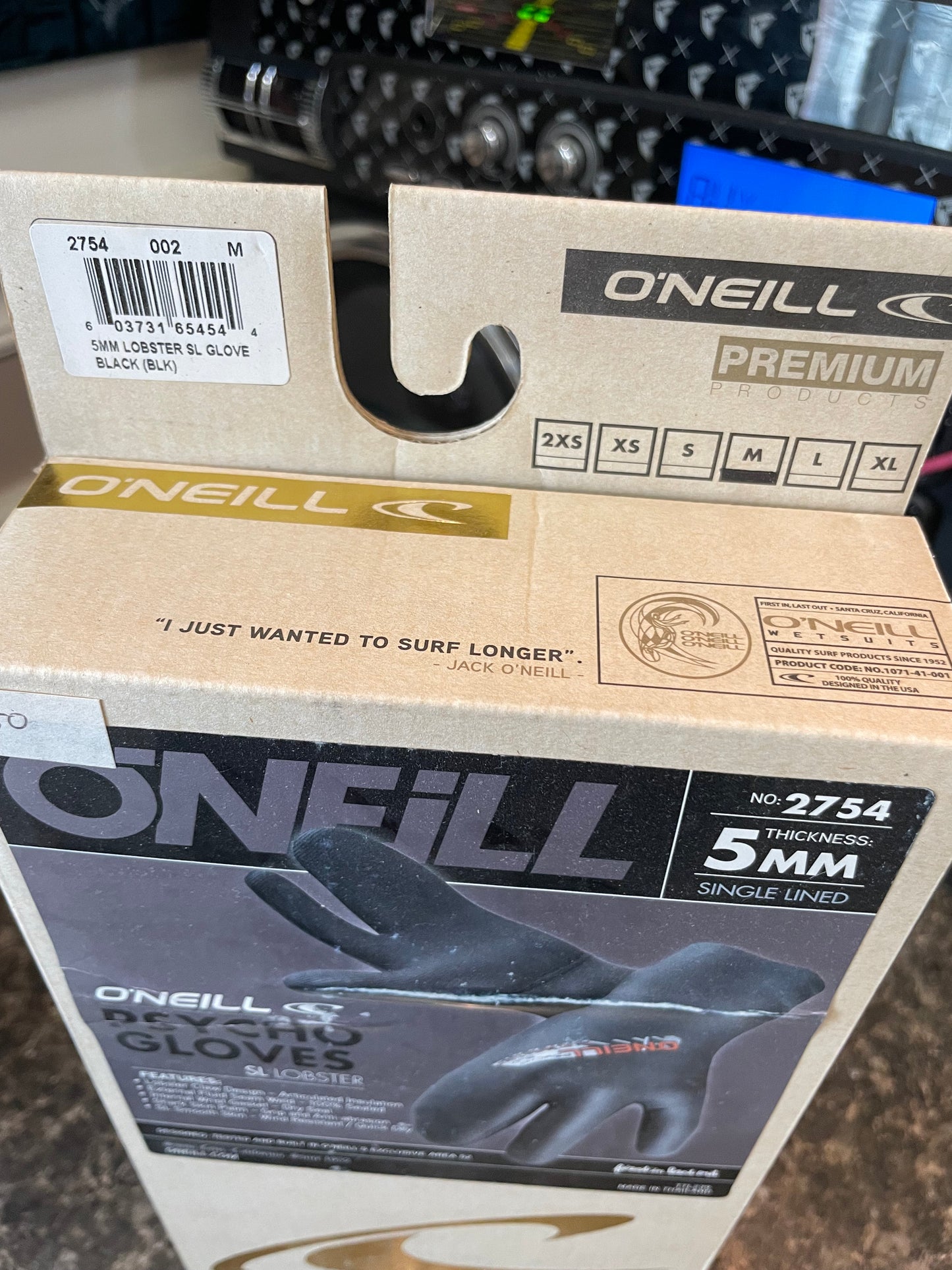 O’Neill 5mm Psycho Lobster Claw gloves-Final Sale
