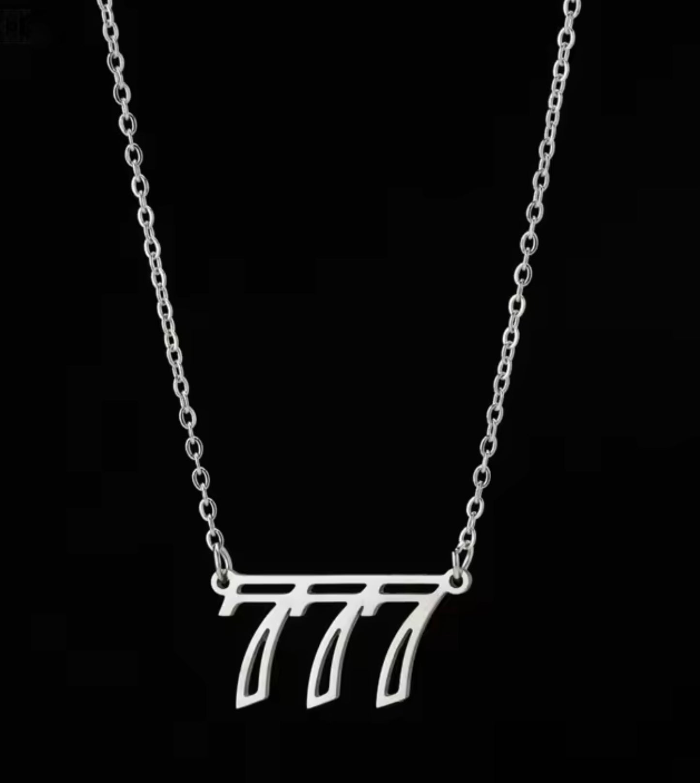 Angel Number Necklace in Silver (various styles & numbers)