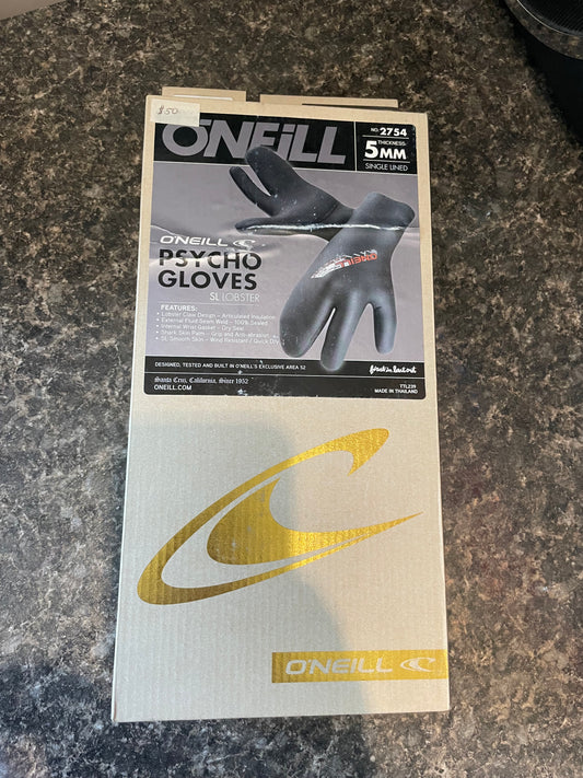 O’Neill 5mm Psycho Lobster Claw gloves-Final Sale