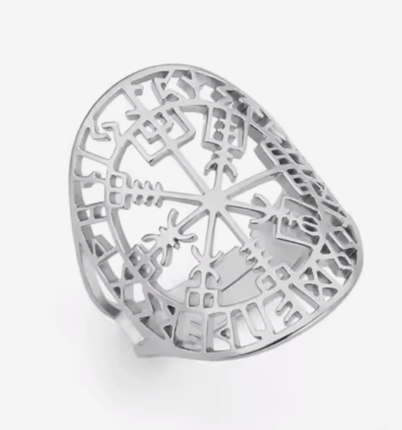 Vegvisir Ring in Gold or Silver