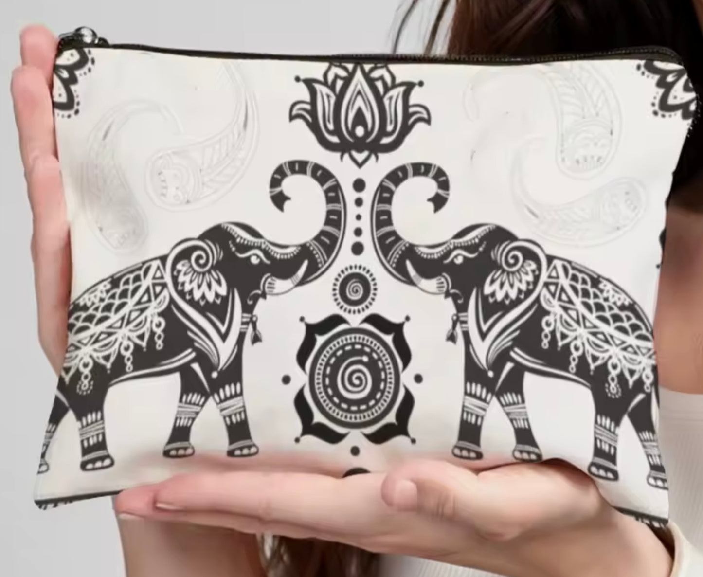 Make up bag, Mojo Bag, Tarot Card Pouch w/ zipper