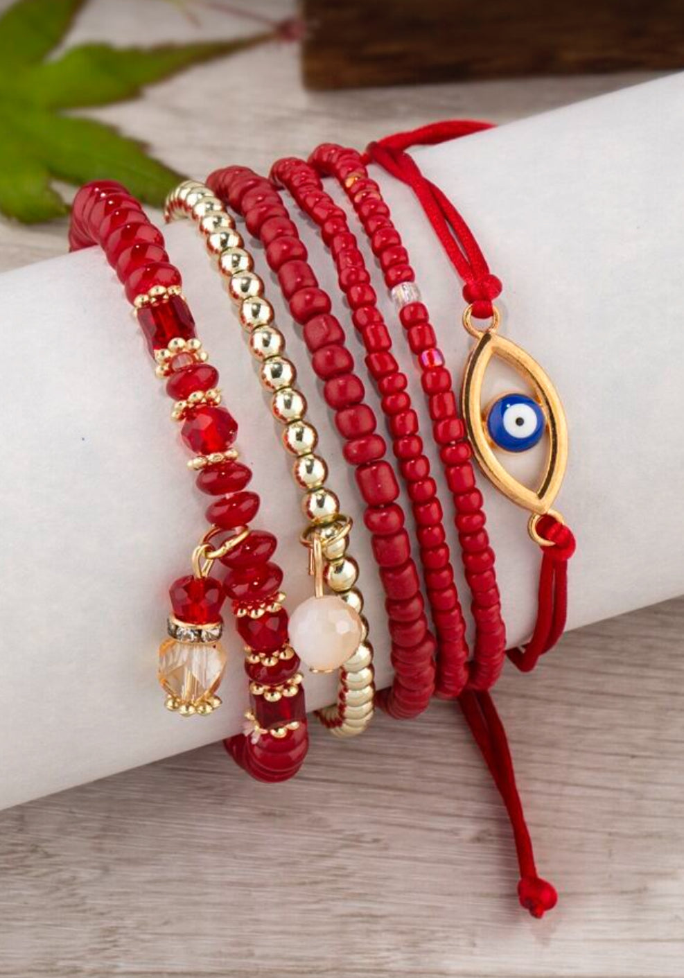 Evil Eye 6 bracelet set- multiple colors to choose from