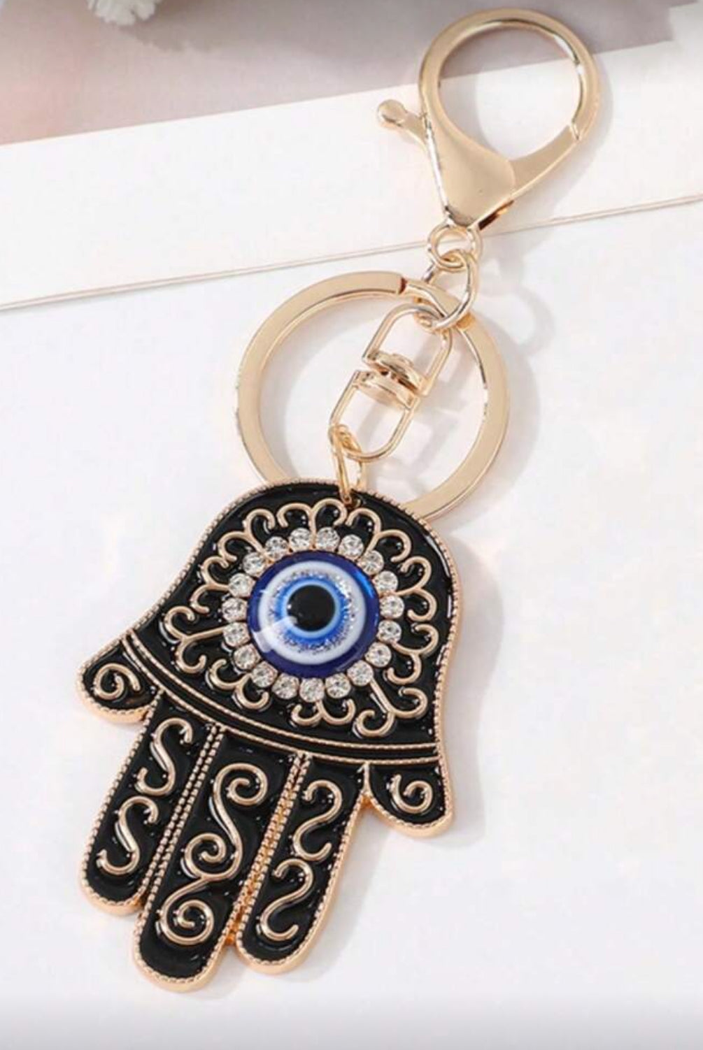 Evil Eye - Tarot Card Keychain / Bag Charm