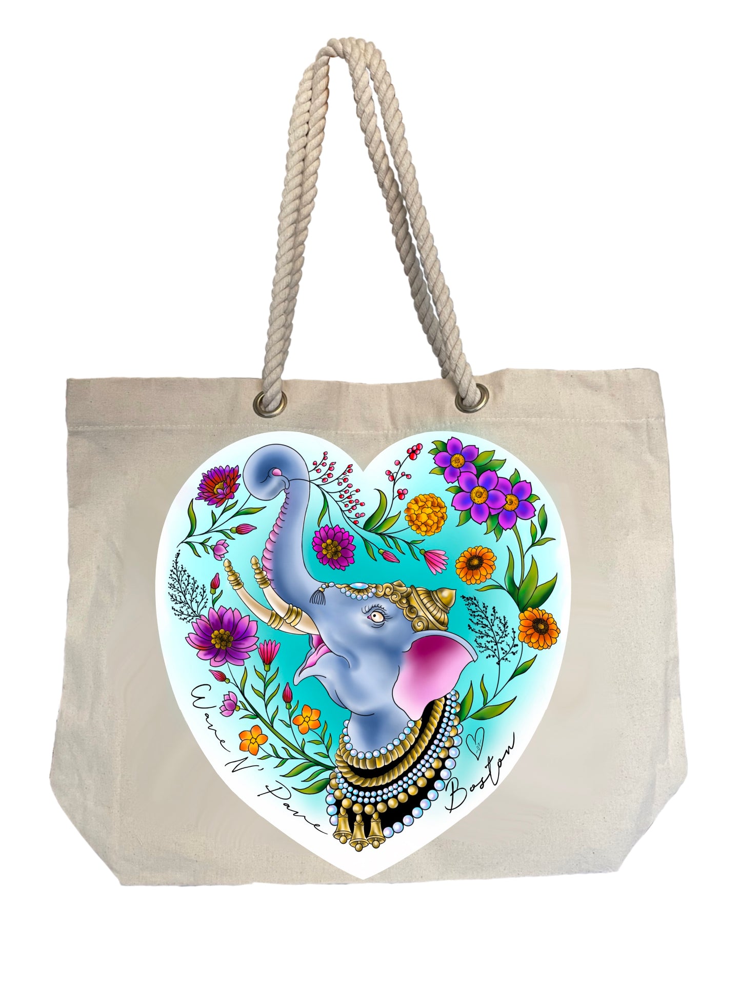 Original Artwork Canvas Tote Bag- 11 styles to choose from!