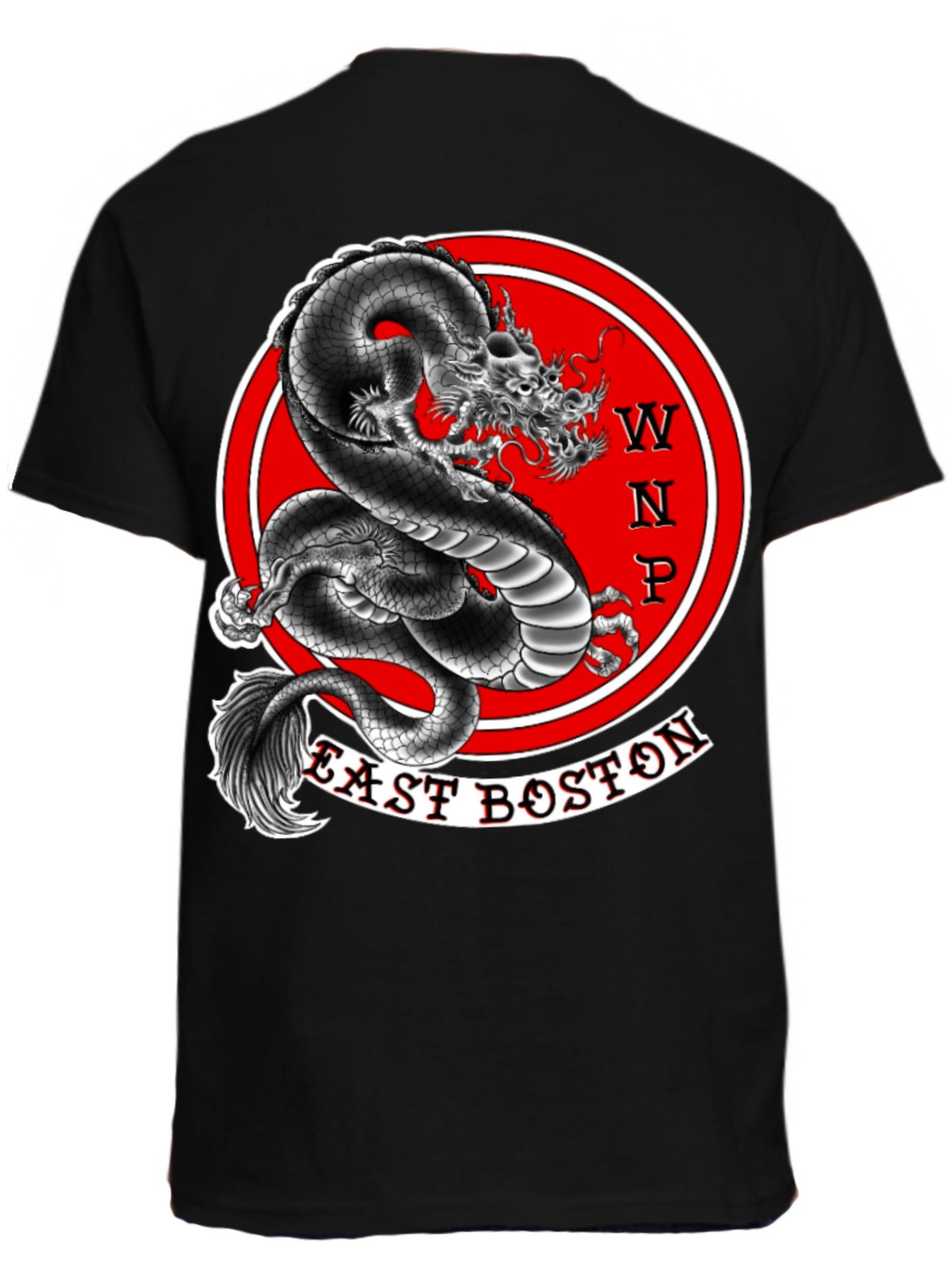 East Boston Dragon Mens Crew Neck Tee