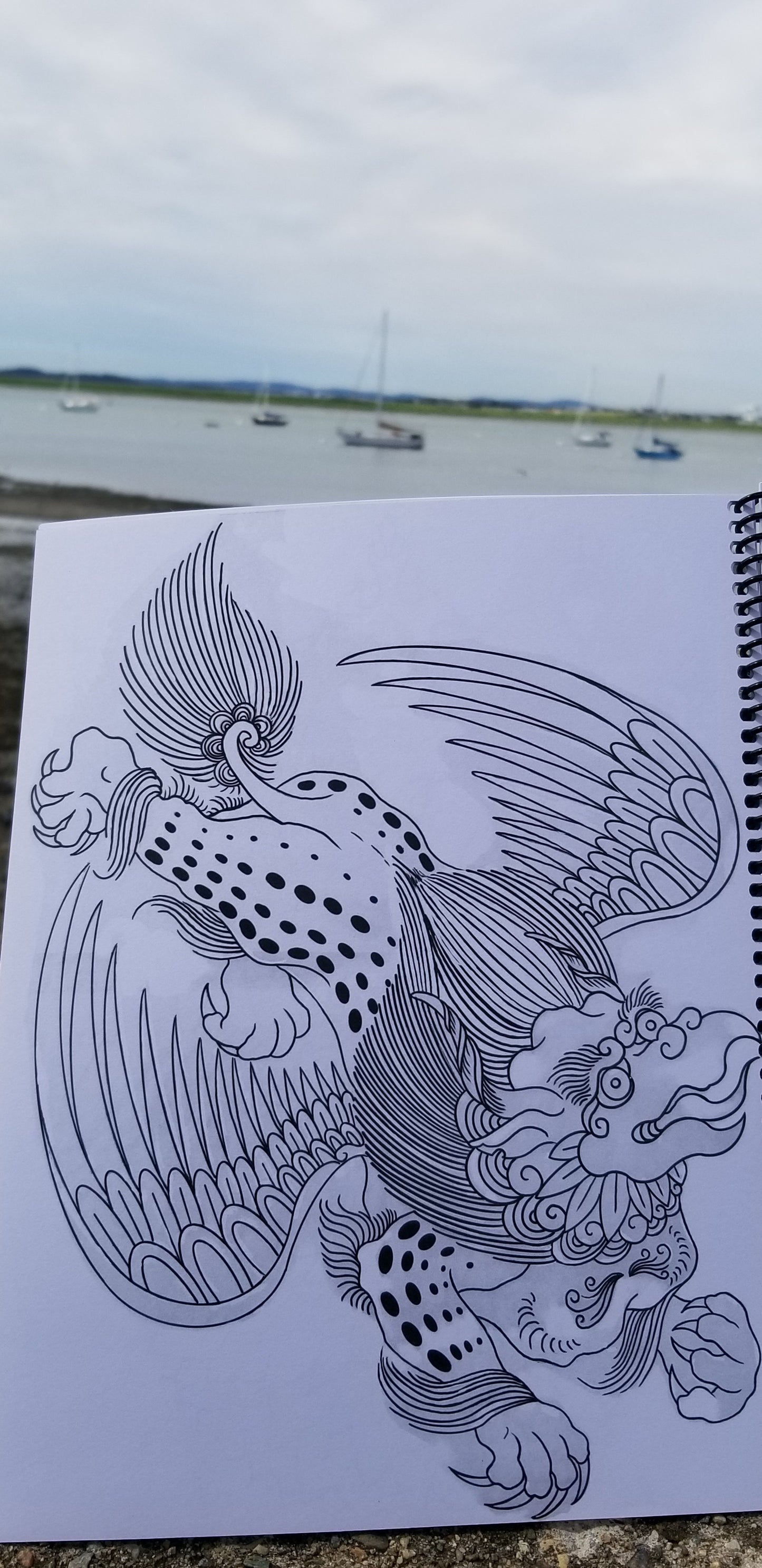 Original Tattoo Flash Coloring Book - Carissa Lee Sketchbook Vol 1.