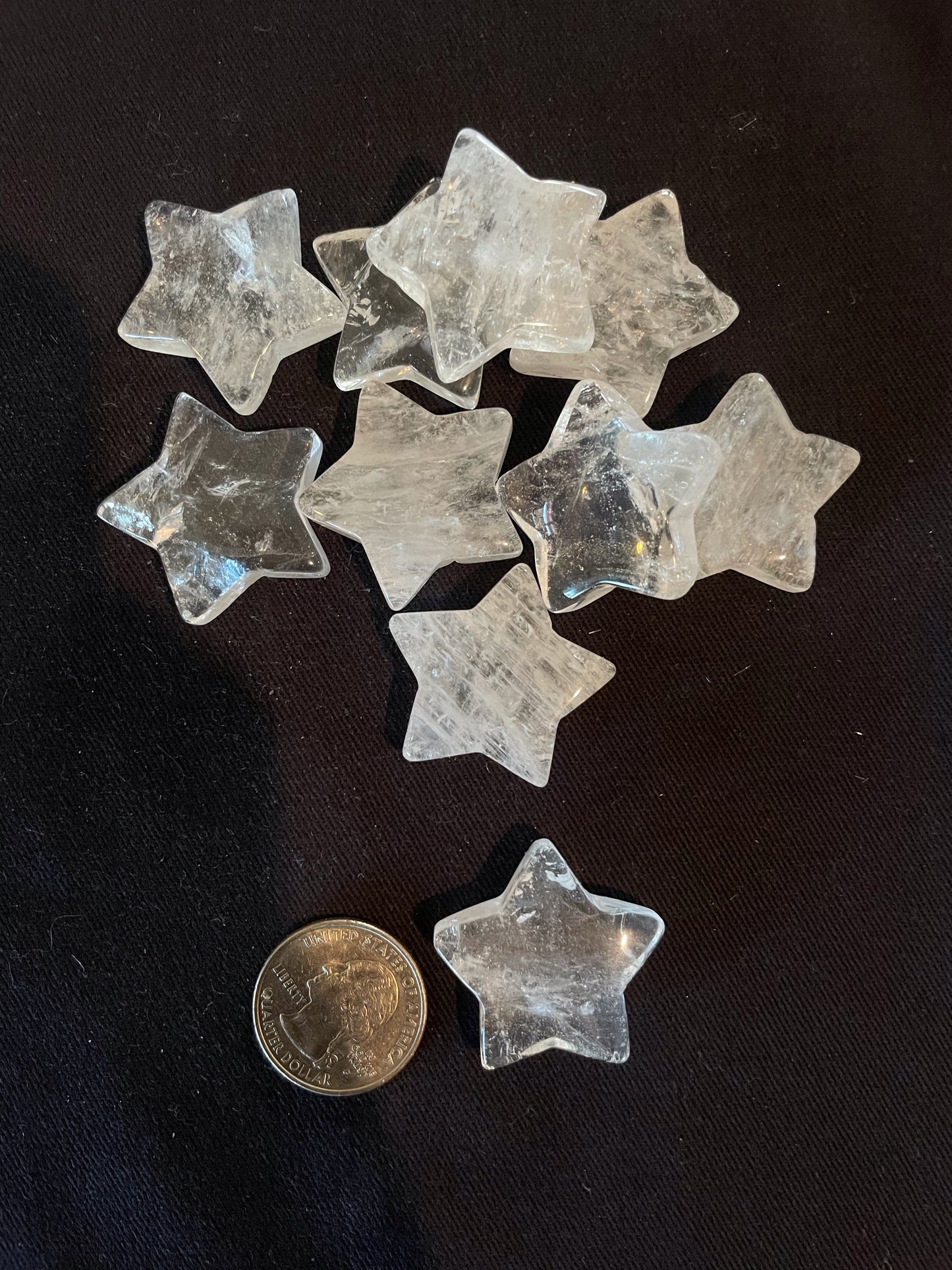 Clear Quartz Star 1.5”