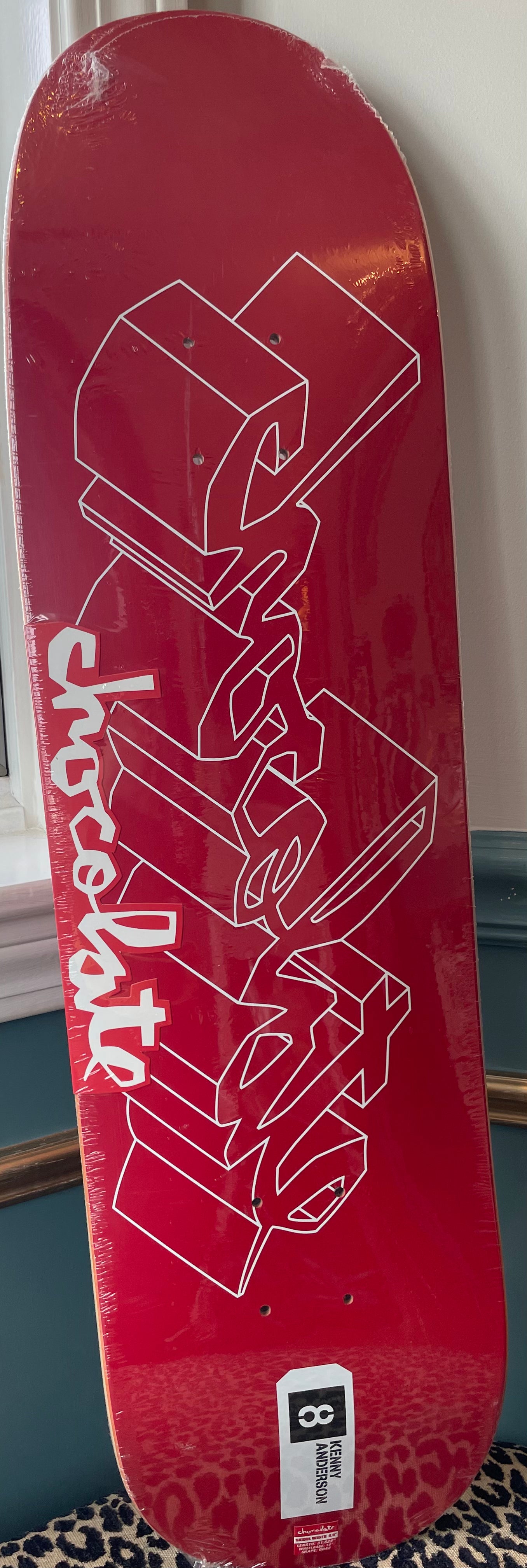 Chocolate Skateboards - Kenny Anderson 3D Chunk 8.5” Deck – Wavenpave Chocolate Skateboards - Kenny Anderson 3D Chunk 8.5” Deck – Wavenpave