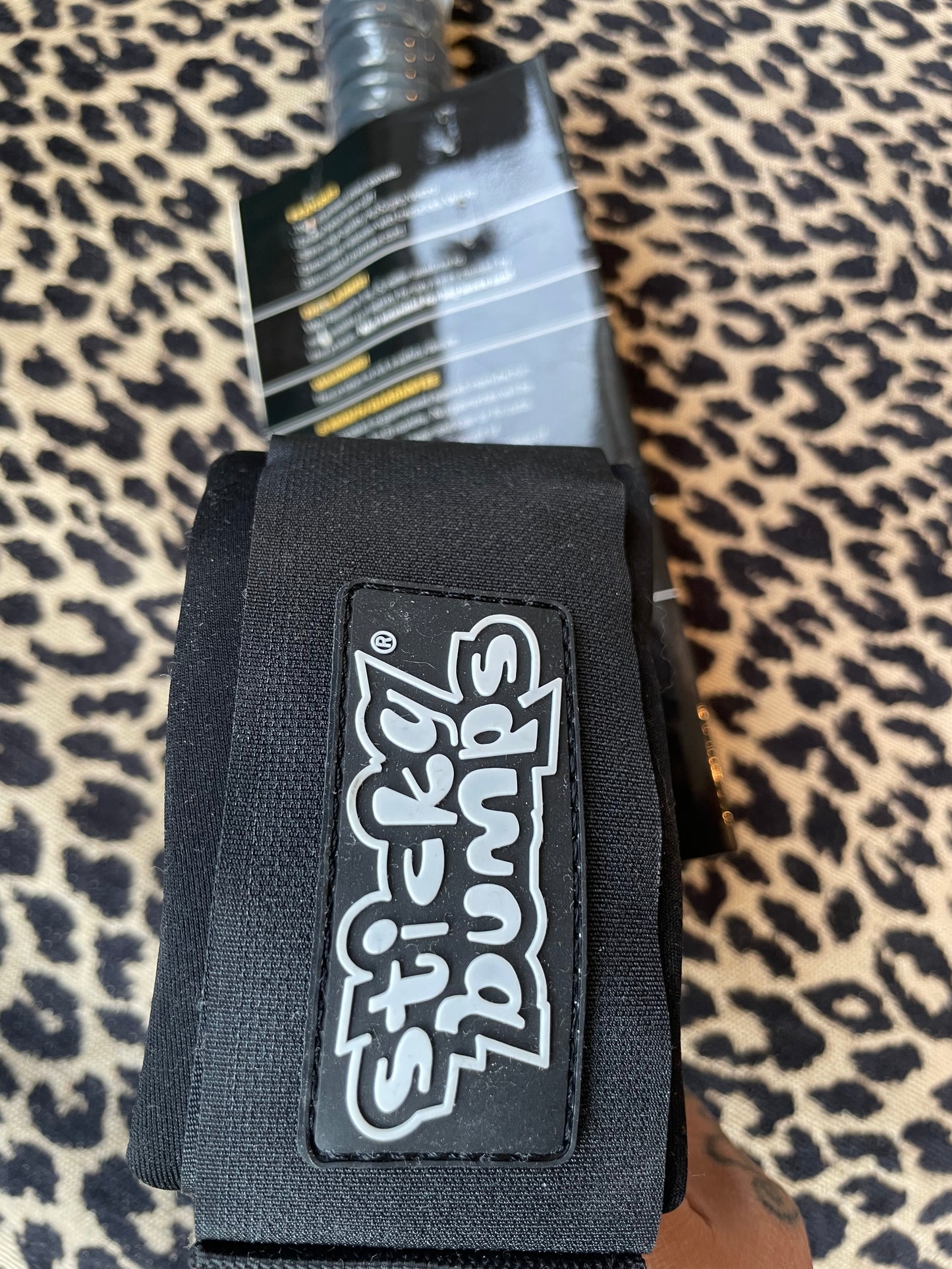 Sticky Bumps Sup Coil Leash- Black-10’, 11’, 12’