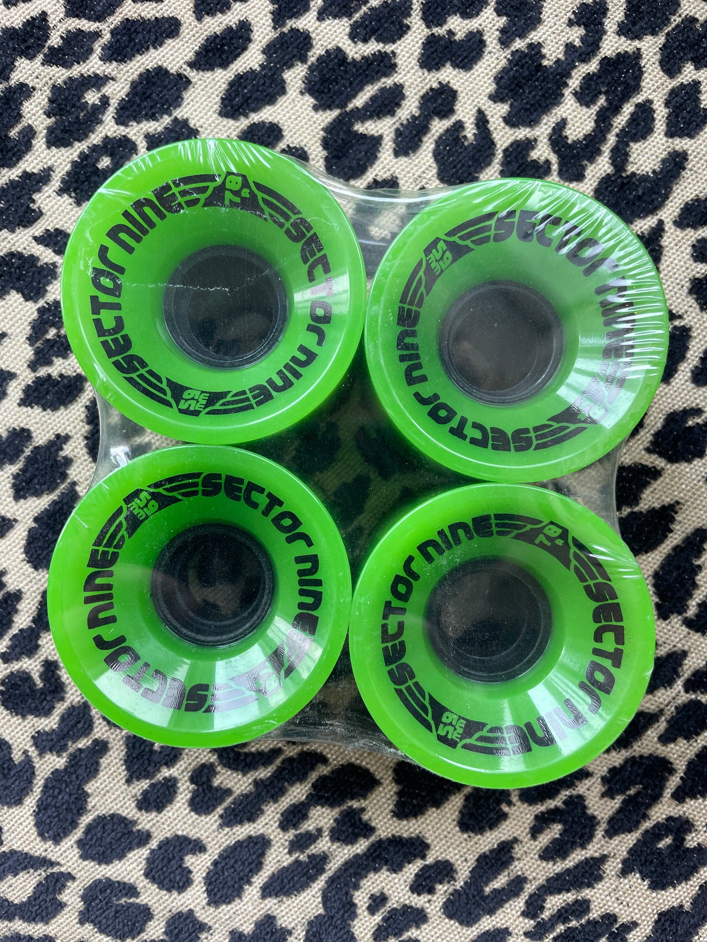 Sector 9 59mm-78A Wheel set of 4- Lime Green
