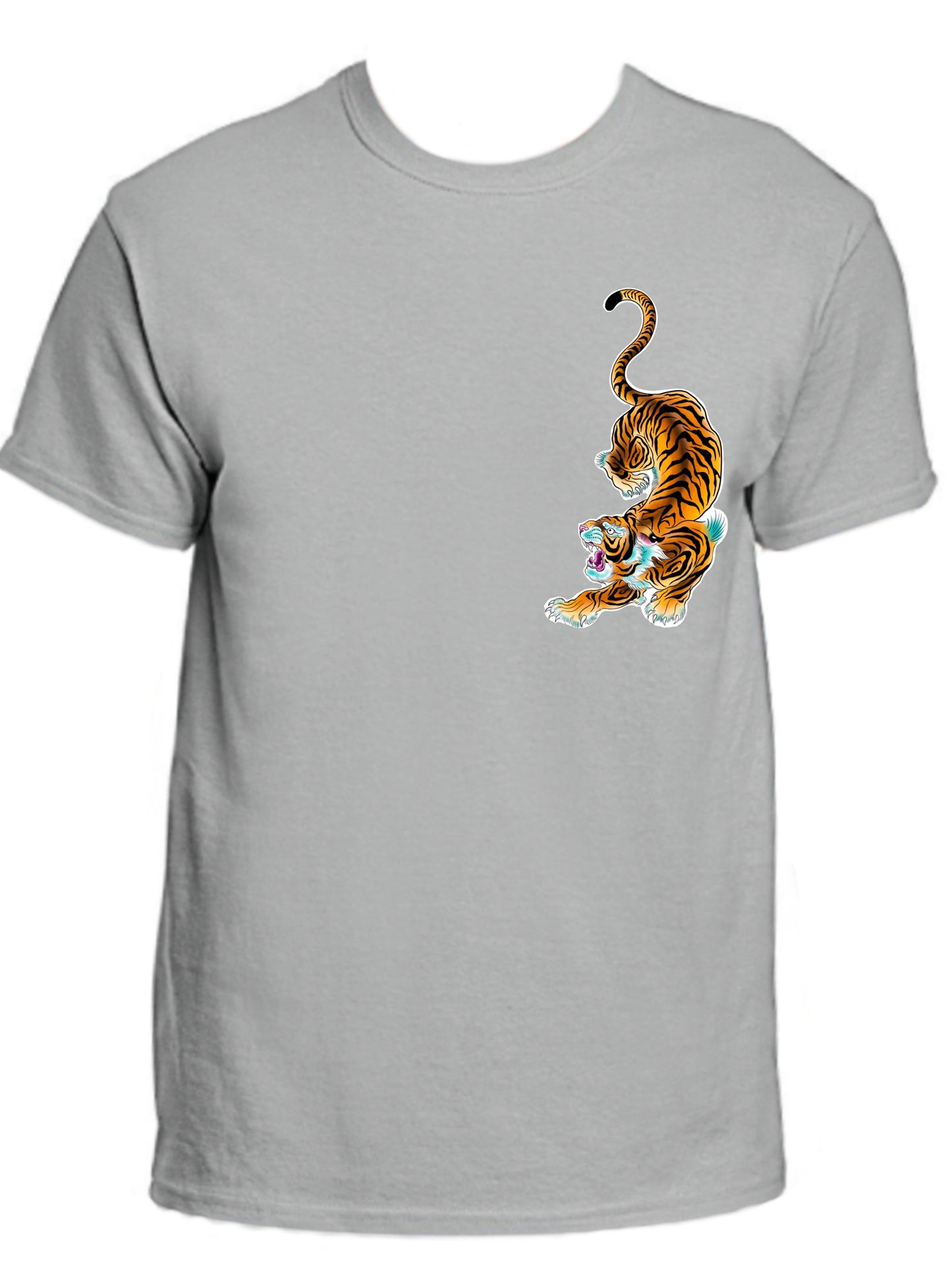 Eastie Tiger Mens Crew Neck Tee