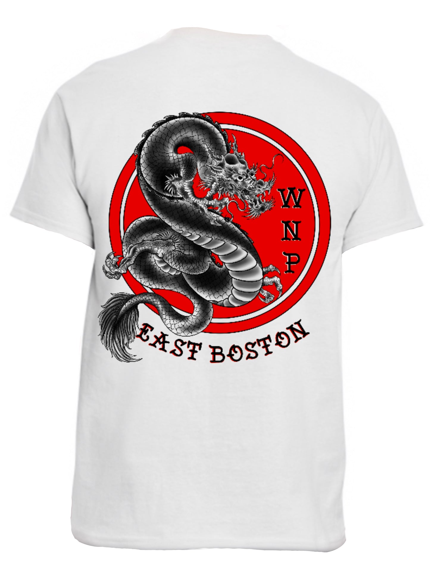 East Boston Dragon Mens Crew Neck Tee